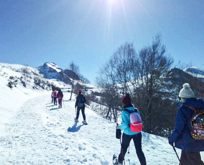 Ruta con raquetas de nieve